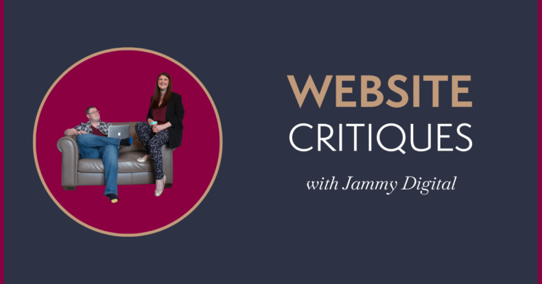 Live Website Critiques with Jammy Digital