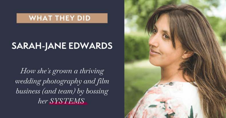60 Weddings a Year With Systems – with Sarah-Jane Edwards