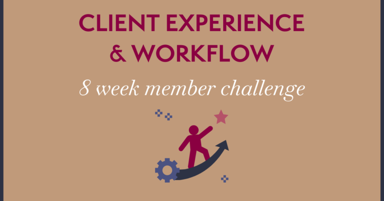 Client Experience & Workflow – 8 Week Member Challenge
